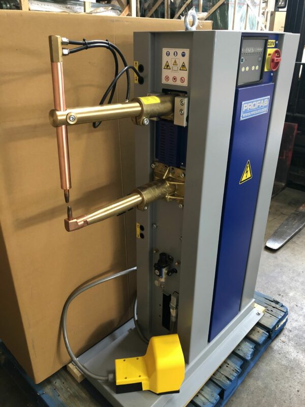 New Pro Fab 35 KVA Air Operated Fully Auto Spot Welder (1ph/220volt), S2 Control