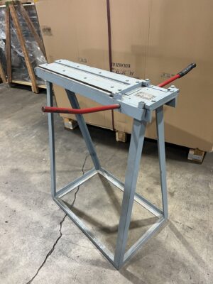 Used Lockformer 24" Manual Cheek Bender & Stand